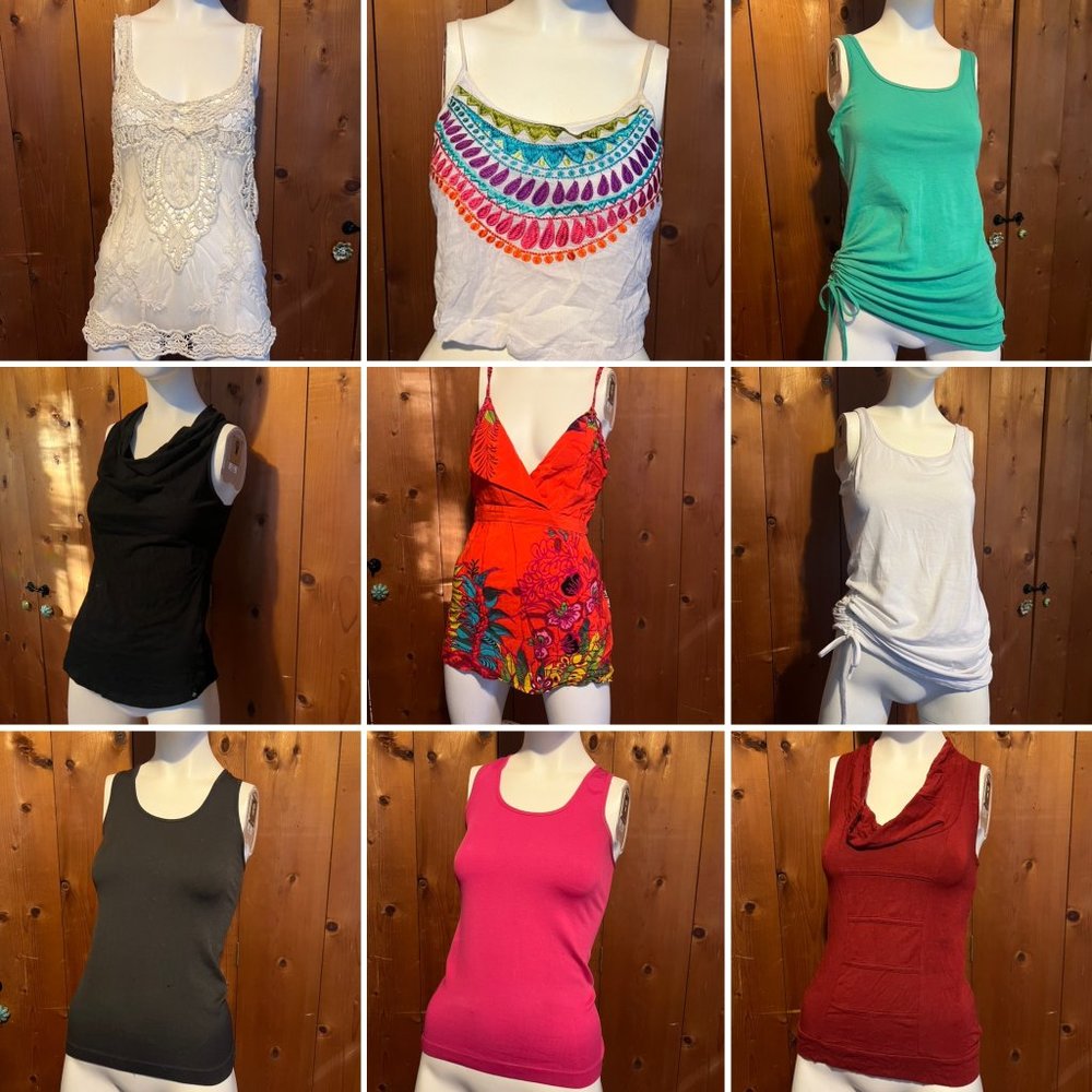 9 Sleeveless Tops Prana Trina Turk Colorful Nomad Hempware Nanette Lepore